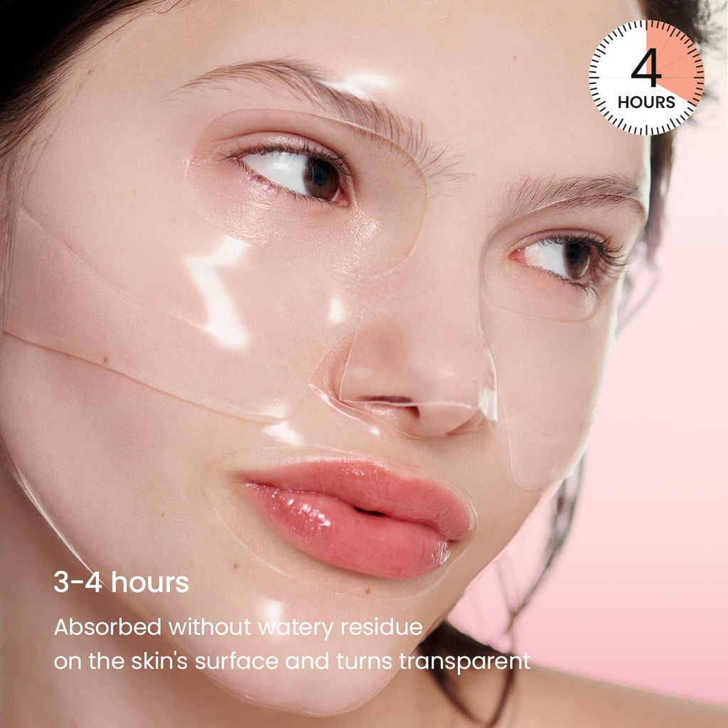 BIODANCE Bio-Collagen Real Deep Mask, Hydrating Overnight Hydrogel Mask, Pore Minimizing, Plumping, Elasticity Improvement, Korean Skincare, Stocking Stuffers for Teen Girls | 1.19oz(34g) x 16ea