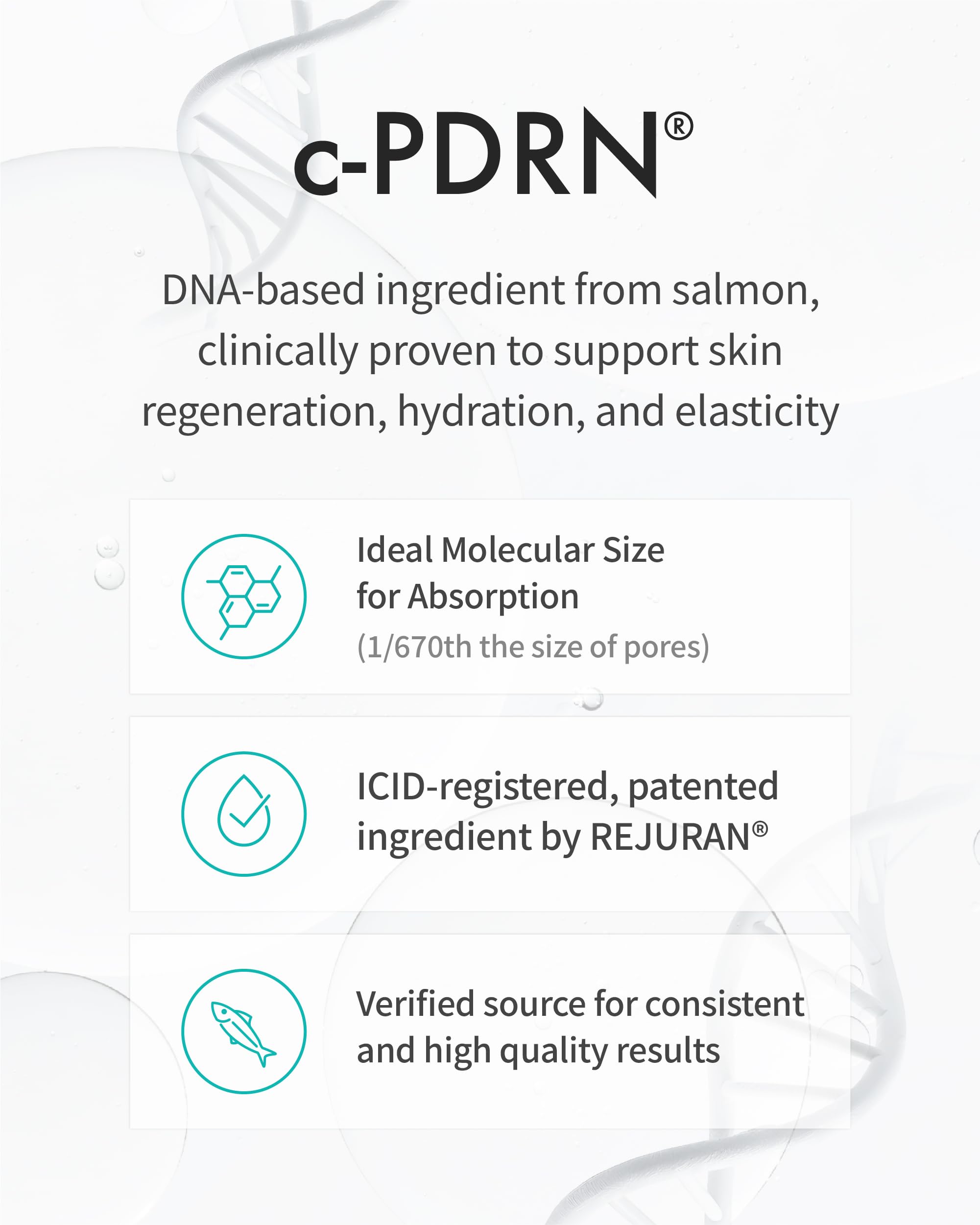 REJURAN® Turnover Mask, c-PDRN® (5ea) – Original Salmon DNA for Firming, Hydration, Repairing & Revitalizing. Achieve Youthful, Radiant Skin. Korean Skincare. Ultra Microfiber Sheet Mask