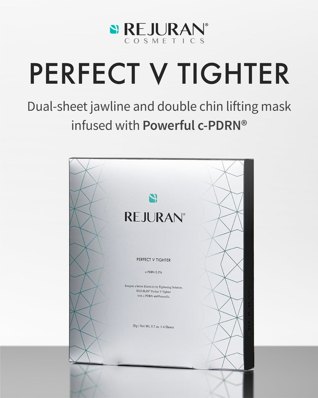 REJURAN® Turnover Mask, c-PDRN® (5ea) – Original Salmon DNA for Firming, Hydration, Repairing & Revitalizing. Achieve Youthful, Radiant Skin. Korean Skincare. Ultra Microfiber Sheet Mask