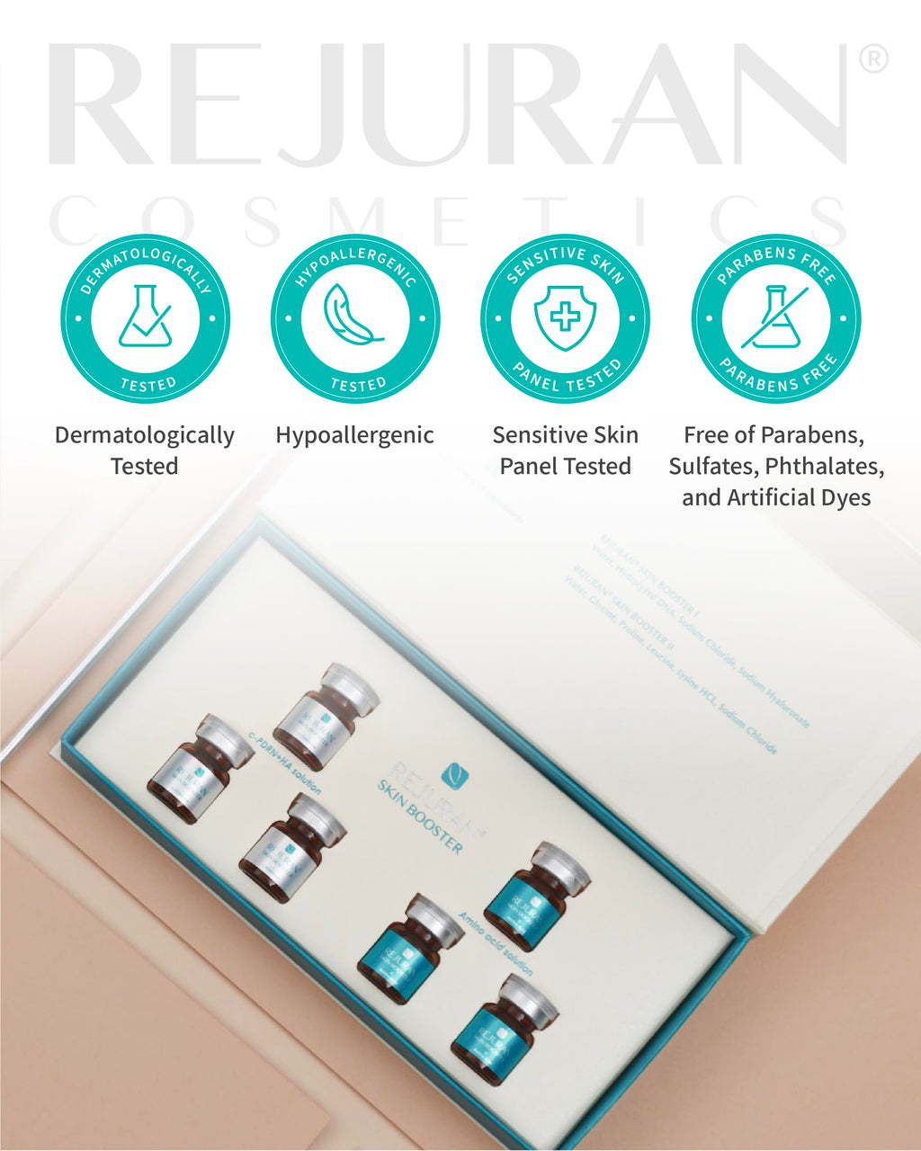 REJURAN® Turnover Mask, c-PDRN® (5ea) – Original Salmon DNA for Firming, Hydration, Repairing & Revitalizing. Achieve Youthful, Radiant Skin. Korean Skincare. Ultra Microfiber Sheet Mask